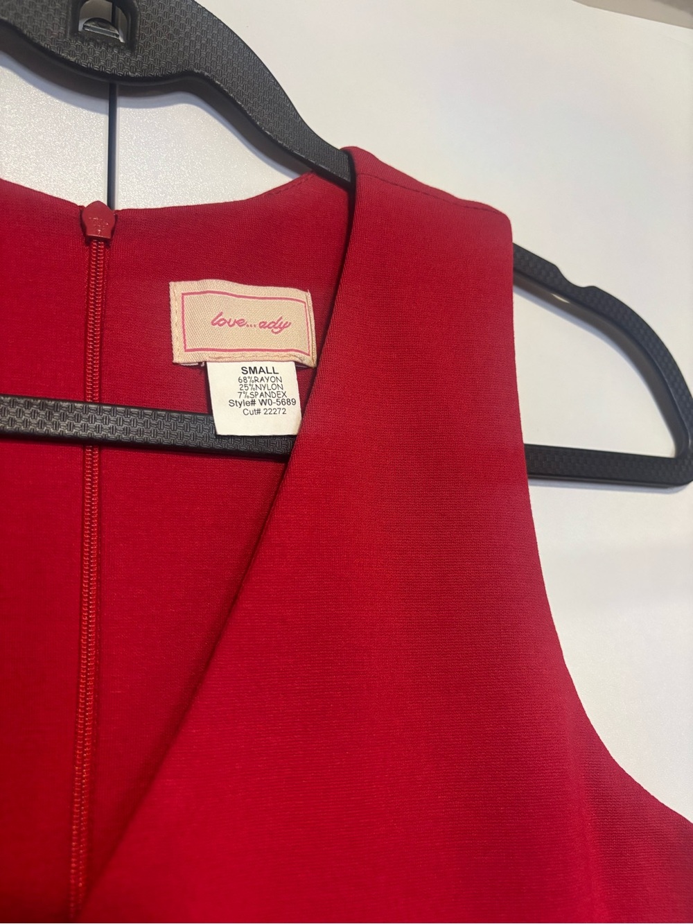 love...ady Sleeveless Red Maxi Sheath Dress - Picture 2 of 4